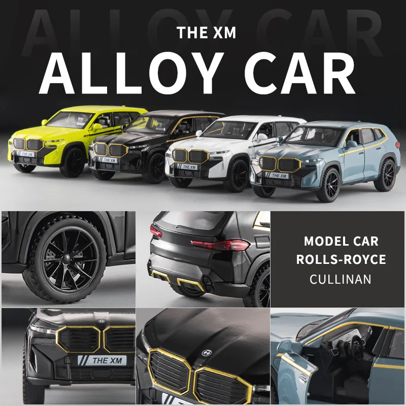 1:32 Alloy Diecast SUV Model in White 4 1:32 Alloy Diecast SUV Model in White - Image 4