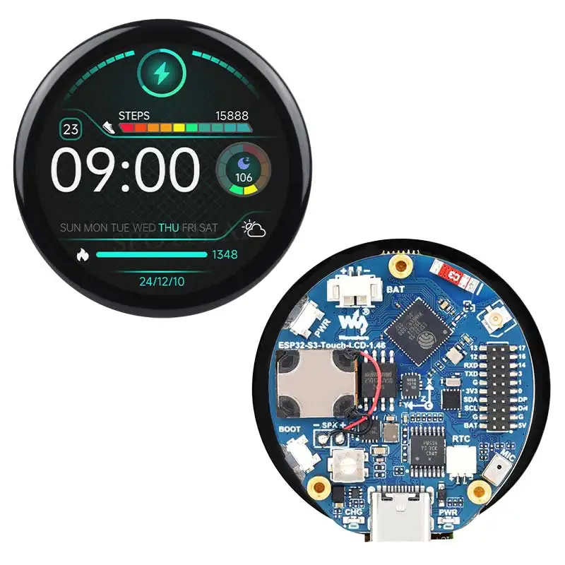 Circular ESP32-S3 Touch Display Module 4 Circular ESP32-S3 Touch Display Module - Image 4