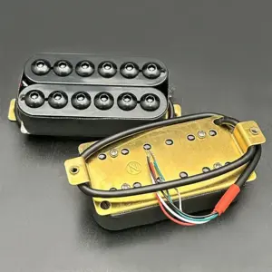 Black Adjustable Humbucker Pickup Set for Electric Guitar 8 S0bb01ca3bc854c2f8dcc8364dcae0e4b1