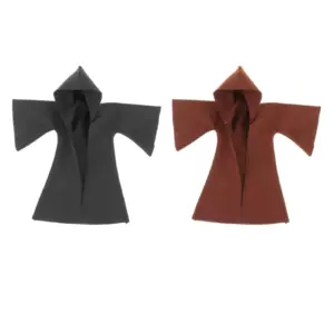 12-Inch Medieval Hooded Cloak for Action Figures