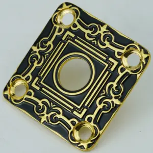 Stainless Steel Guitar Jack Plate GJ011 14 S0bdf61a51a924eecaba8950e48c648c61