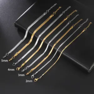 Gold Snake Chain Bracelet 17-24cm Adjustable 10 S0be38cb7fb094e05a082477c5cf643d79 2