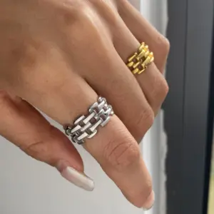 Stainless Steel Geometric Ring Duo Set 11 S0be6e7e9bc0a42e68b9d2b8d6fe26f1ep