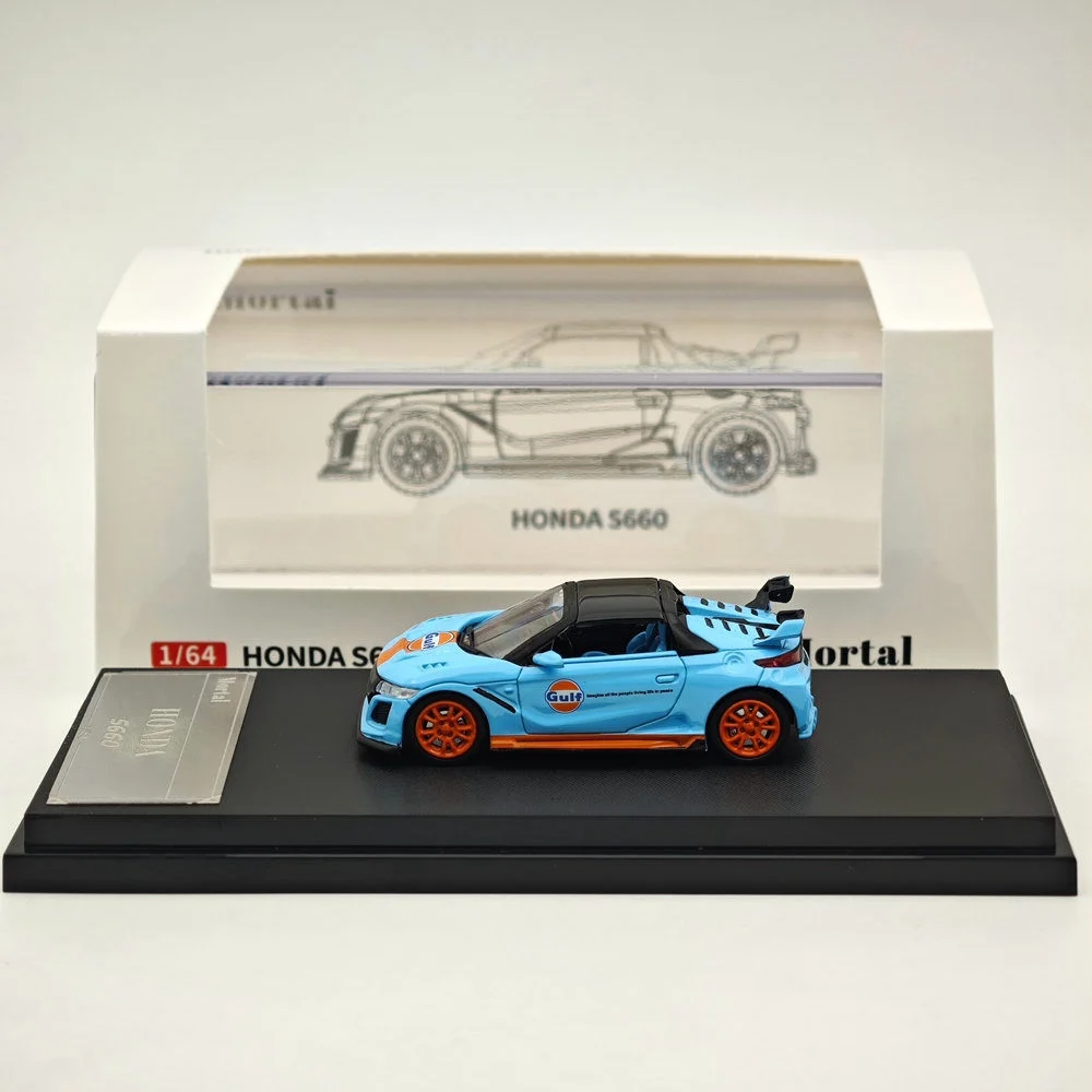 1:64 Scale Gulf-Themed S660 Convertible Model 9 1:64 Scale Gulf-Themed S660 Convertible Model - Image 9