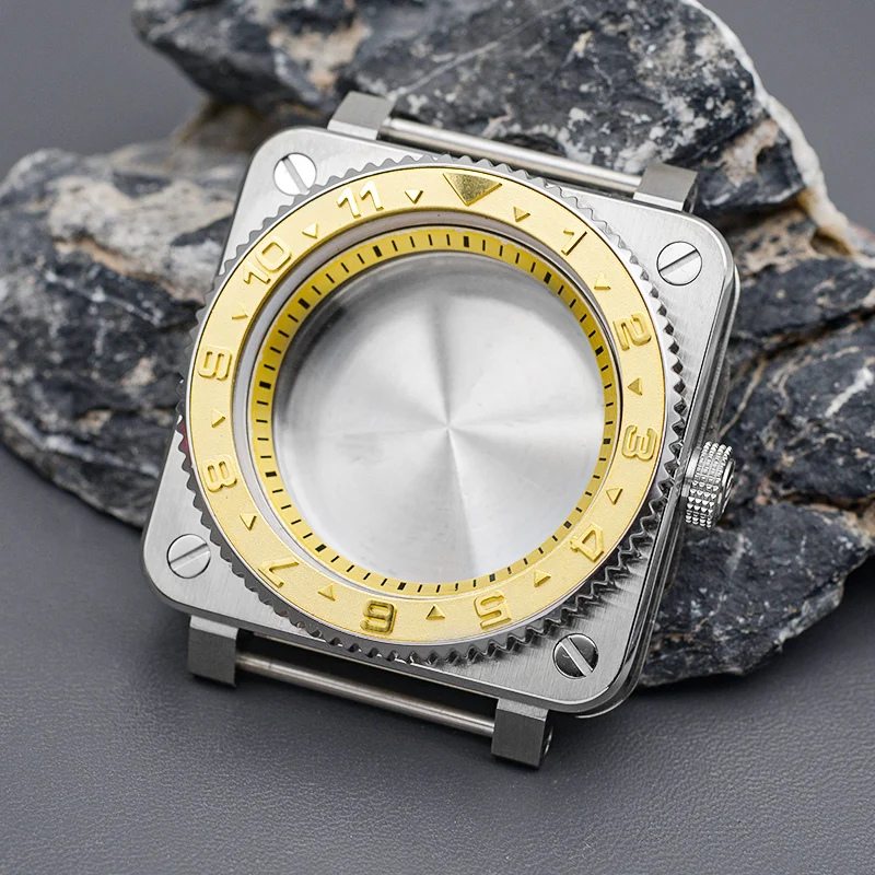 Square Dive Watch Case 42mm for NH35/36 8 Square Dive Watch Case 42mm for NH35/36 - Image 8