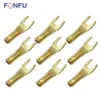 Gold-Plated Copper Banana Plugs Set of 8