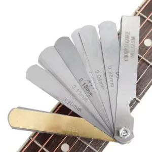 Premium Stainless Steel Guitar Gap Feeler Gauge 8 S0bfa1b9dbad745c8ba3807afdc47c75cG