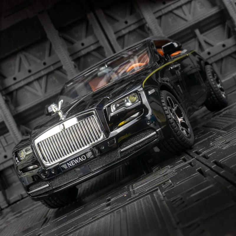 Luxury 1:24 Blue Diecast Car Model 4 Luxury 1:24 Blue Diecast Car Model - Image 4