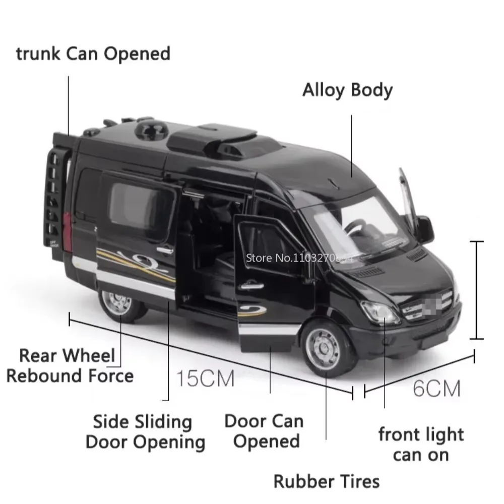 1:32 Scale Diecast Ambulance Model 3 1:32 Scale Diecast Ambulance Model - Image 3