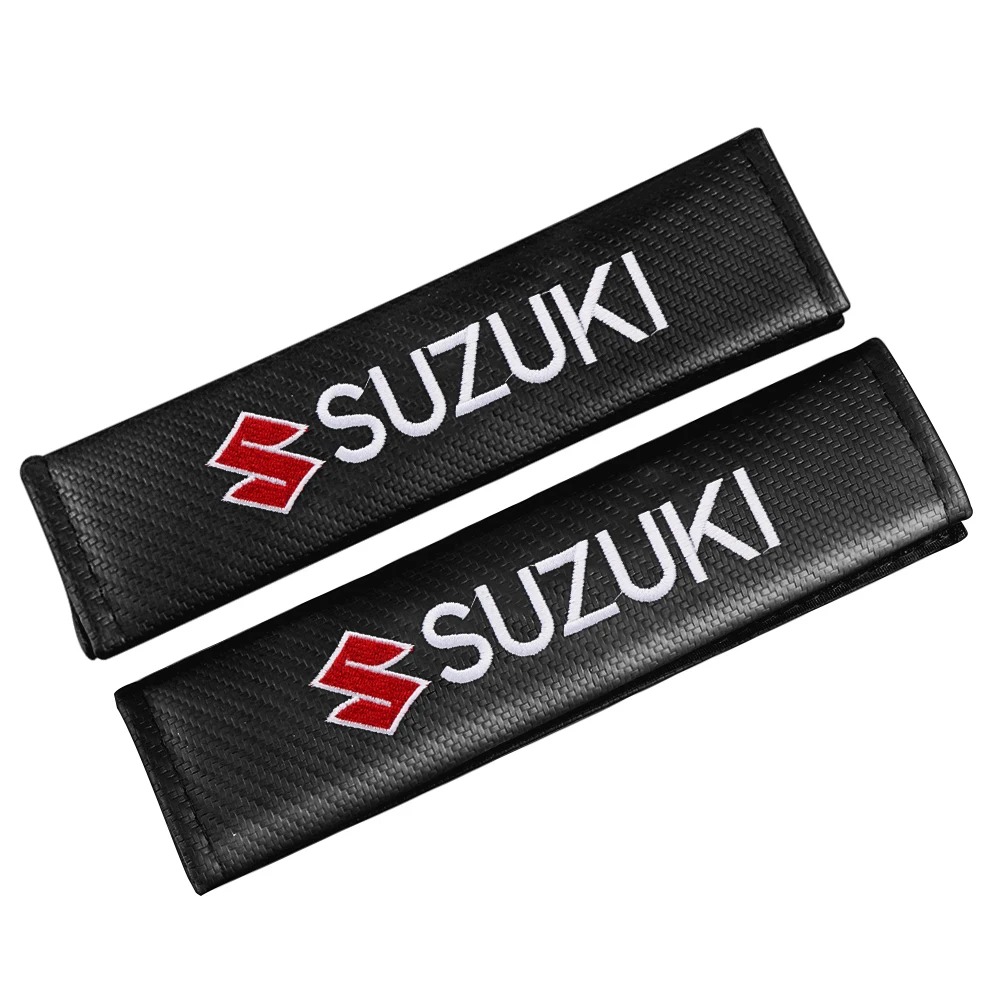 Carbon Fiber Seat Belt Shoulder Covers for Suzuki 7 Carbon Fiber Seat Belt Shoulder Covers for Suzuki - Image 7