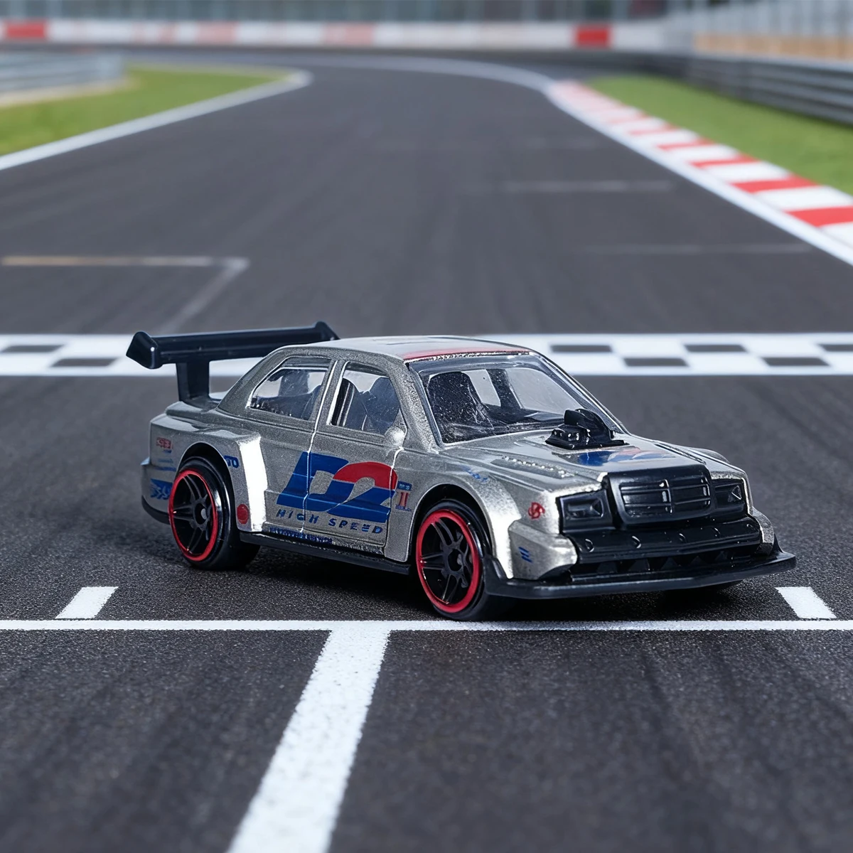 Red Die-Cast Racing Car Model 1:64 Scale 4 Red Die-Cast Racing Car Model 1:64 Scale - Image 4