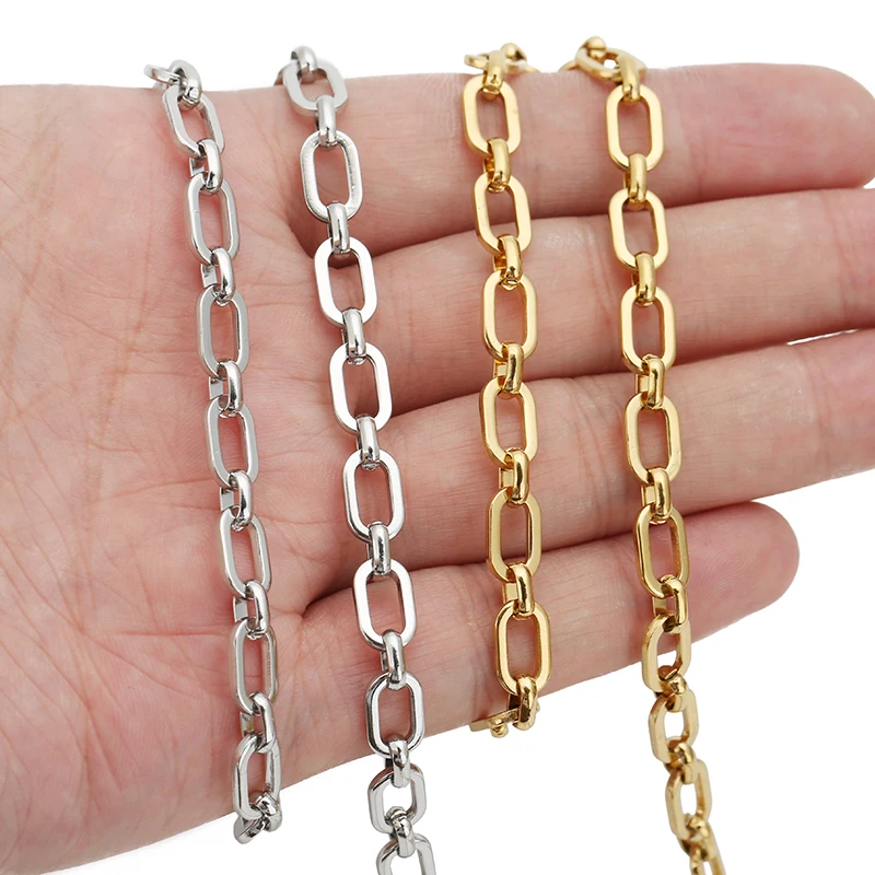 Stainless Steel Square Link Chain 1m 6 Stainless Steel Square Link Chain 1m - Image 6