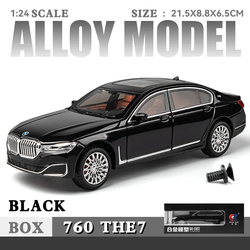 BMW 760Li 1:24 Diecast Model Collector's Replica 10 BMW 760Li 1:24 Diecast Model Collector's Replica - Image 10