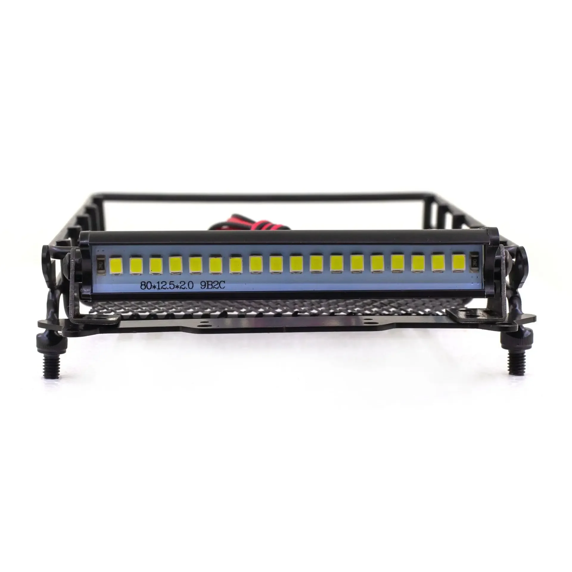 1/12 RC Car Metal Roof Rack with LED Light 3 1/12 RC Car Metal Roof Rack with LED Light - Image 3