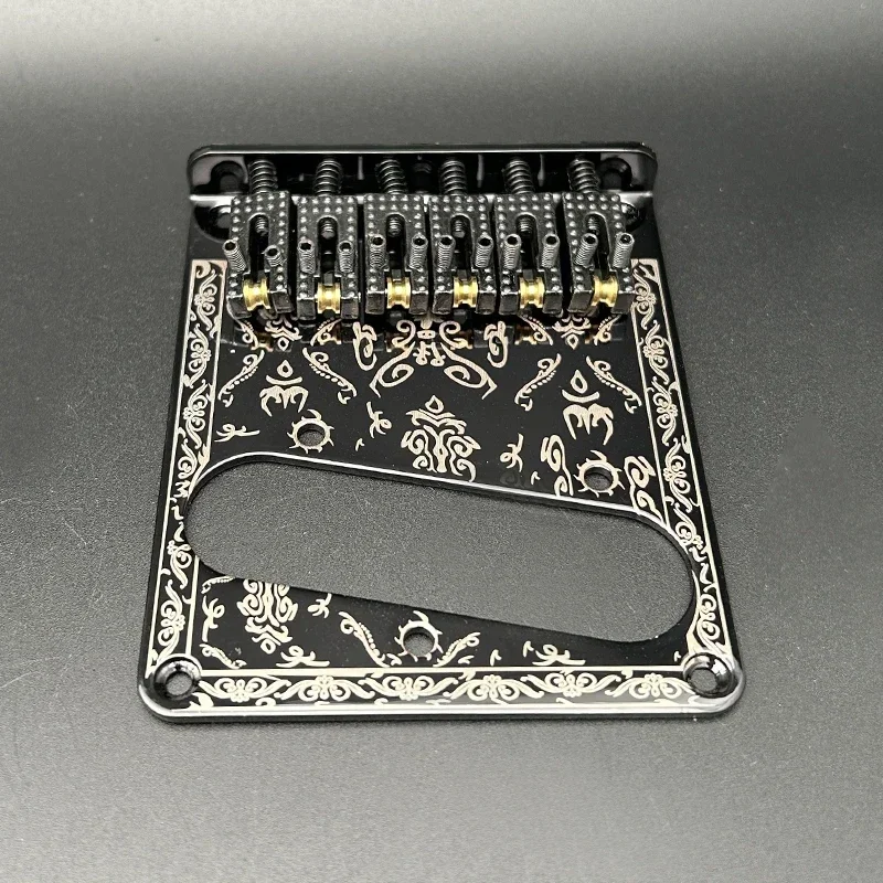 Black TL Style Guitar Bridge Roller Saddle MU1720 3 Black TL Style Guitar Bridge Roller Saddle MU1720 - Image 3