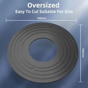 Black Bathroom Drain Core 138mm with Sealing Features 15 S0cf1f23f17094343afe19aceb86bbc9bo