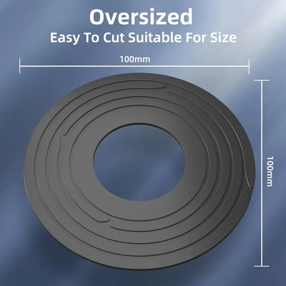 Black Bathroom Drain Core 138mm with Sealing Features 6 Black Bathroom Drain Core 138mm with Sealing Features - Image 6