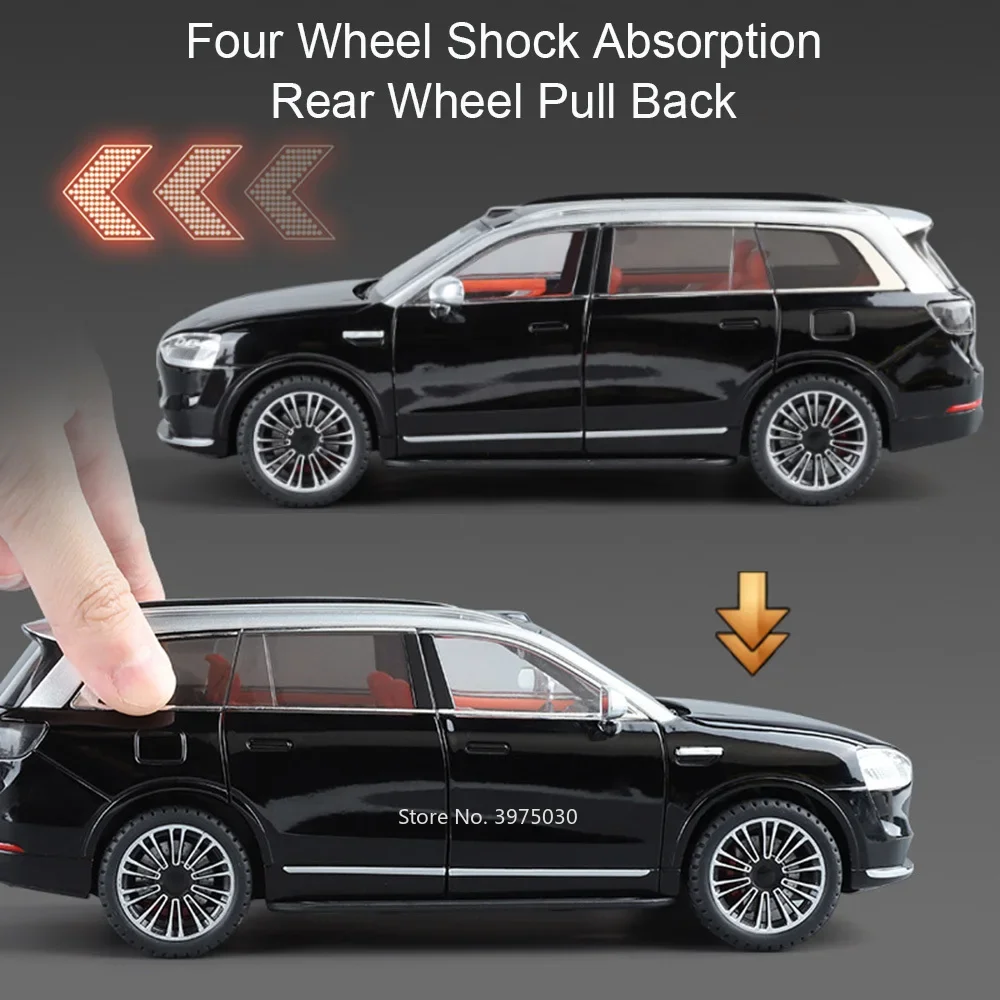 1/24 SERES AITO M9 Diecast Model Car 5 1/24 SERES AITO M9 Diecast Model Car - Image 5