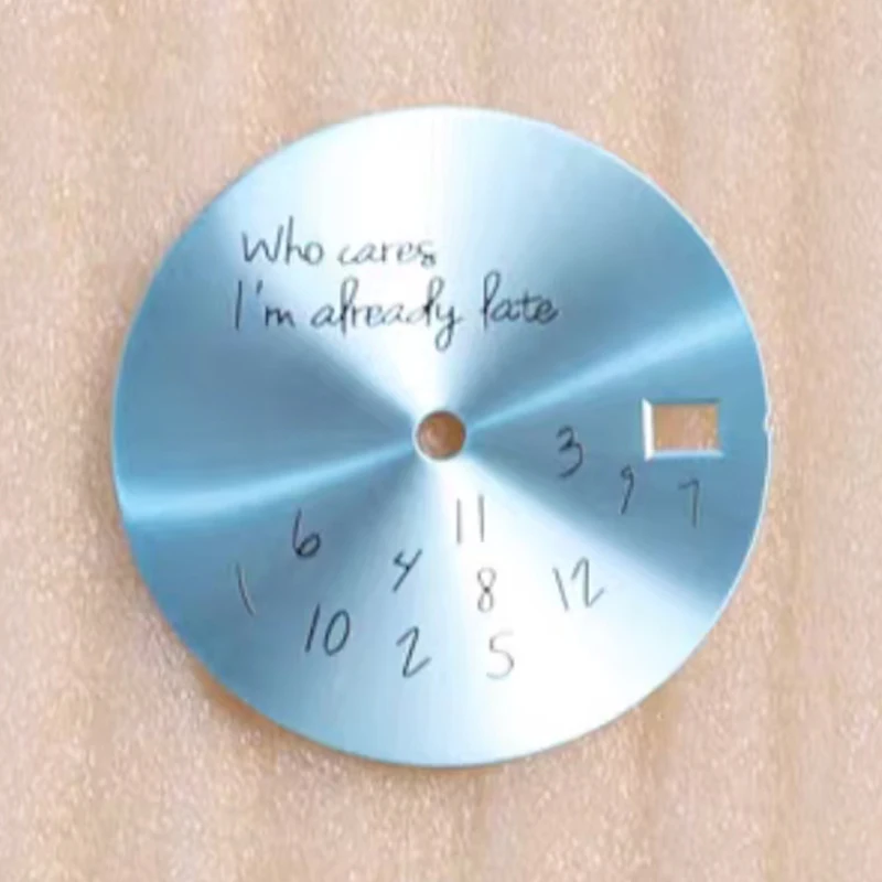 28.5mm Custom Brass Watch Dial for NH35/NH36 8 28.5mm Custom Brass Watch Dial for NH35/NH36 - Image 8