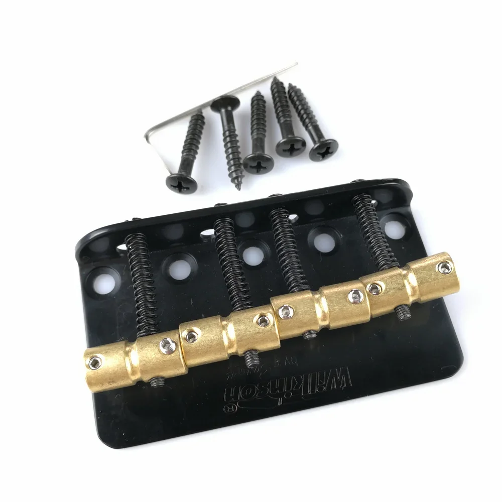 Wilkinson Precision Jazz Bass Bridge with Brass Saddles 8 Wilkinson Precision Jazz Bass Bridge with Brass Saddles - Image 8