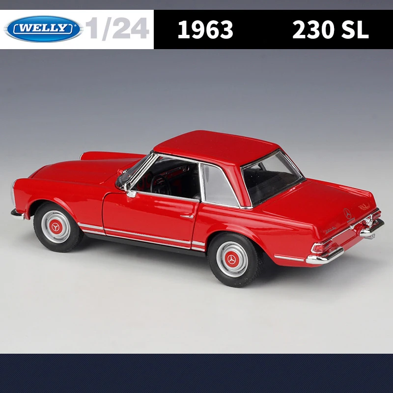 Mercedes-Benz 230SL 1:24 Scale Diecast Model 2 Mercedes-Benz 230SL 1:24 Scale Diecast Model - Image 2