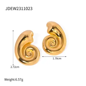 Marine-Inspired Stainless Steel Earrings Collection 18 S0d335b0a5e51400ba876b95b8df99bbbU