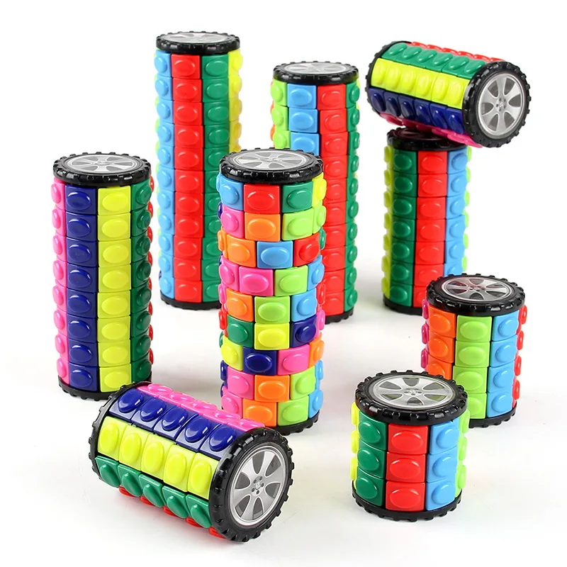 Colorful 3D Rotating Cube Puzzle in Multiple Layers 2 Colorful 3D Rotating Cube Puzzle in Multiple Layers - Image 2