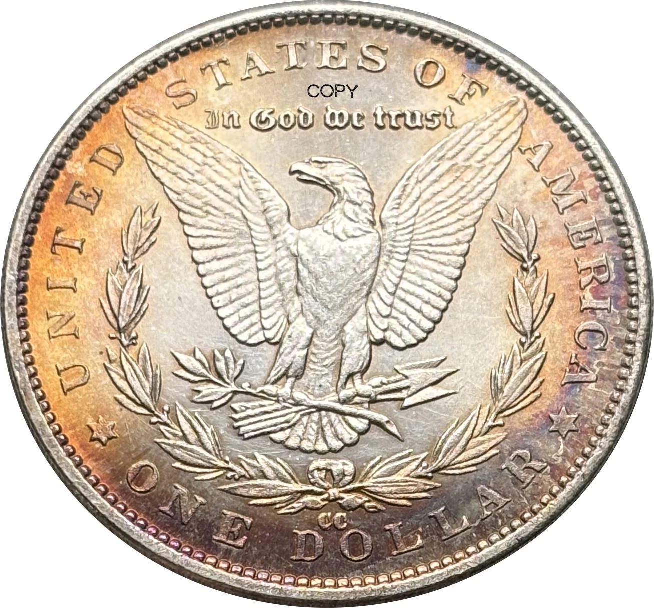 Replica US 1878 CC Morgan Silver Coin 4 Replica US 1878 CC Morgan Silver Coin - Image 4