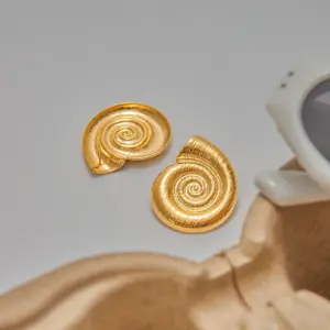 Stainless Steel Spiral Earrings for Women 10 S0d406d54b7af4b54af3fe4a42aaa3bf5G