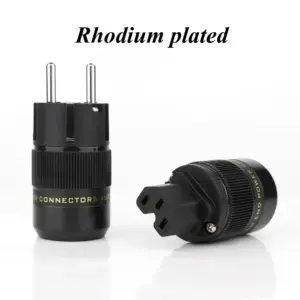 Premium EU Audio Power Plug for DIY Cables 17 S0d50e98e2f5547068f614d0667579748h