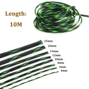 Black and Green Expandable Cable Sleeve 20m 7 S0d5ff08a4bad4714a4580b640229c678t