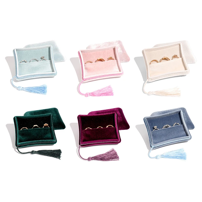Velvet Jewelry Box in Six Colors 5 Velvet Jewelry Box in Six Colors - Image 5
