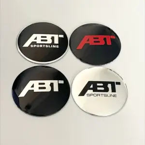 ABT 56mm Wheel Center Emblem Set for Vehicles 13 S0d8cb6c77d304228a66634773d56375fx