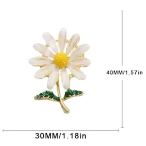 Elegant Daisy Flower Brooch for Women 12 S0d966051bd3c4787ab051f95f481c4413