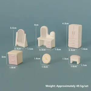Vintage Pastel Dollhouse Miniature Furniture Set 16 S0d972ca0f9da44c0972e960ea0104f21l