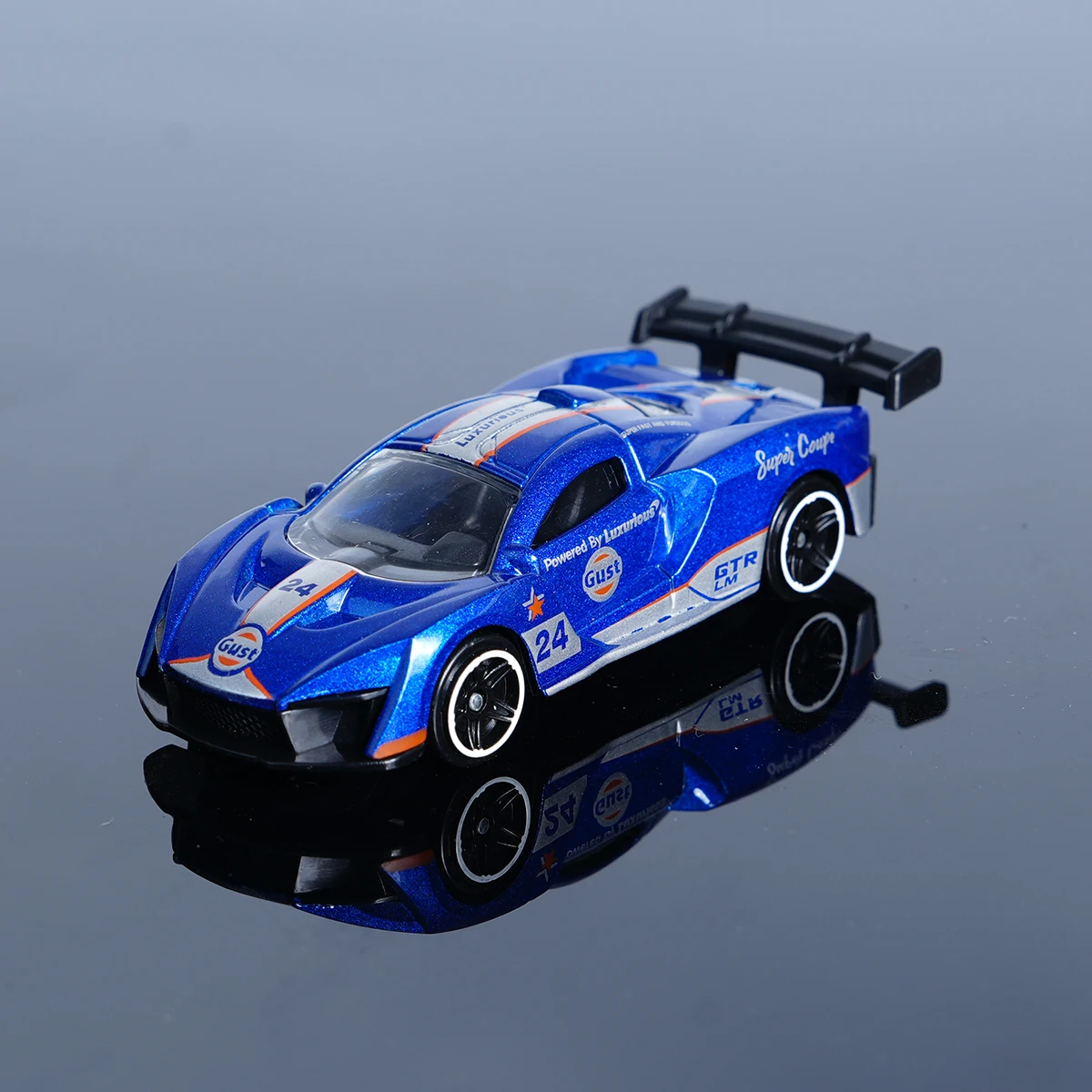 1:64 Blue Alloy Racing Car Model 4 1:64 Blue Alloy Racing Car Model - Image 4