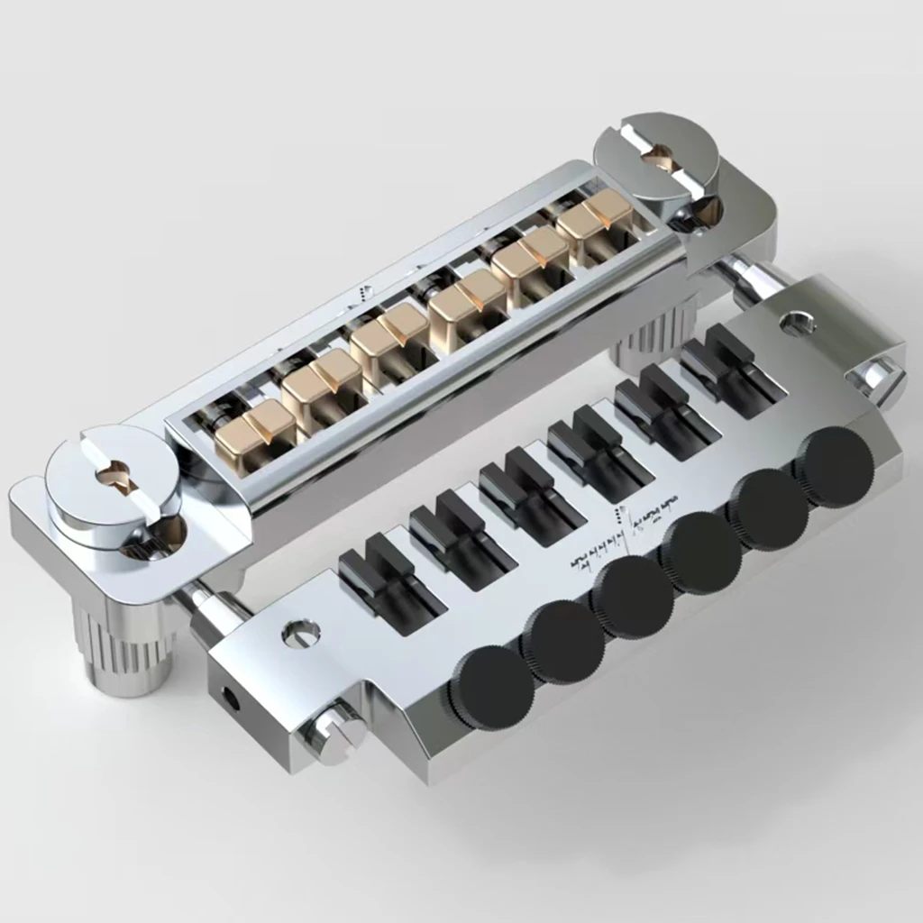 GM004 Wraparound Guitar Bridge & TP2 Tailpiece Set 7 GM004 Wraparound Guitar Bridge & TP2 Tailpiece Set - Image 7