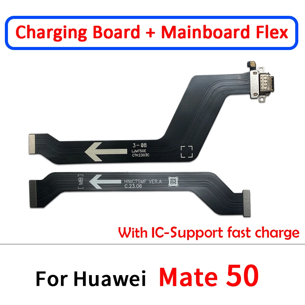 Huawei Mate 50 Pro and P50 USB Charging Port Dock Connector Board 6 Huawei Mate 50 Pro and P50 USB Charging Port Dock Connector Board - Image 6