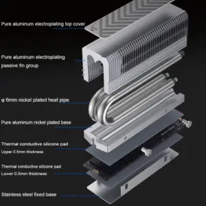 M.2 2280 NVMe SSD Heatsink for Cooling 10 S0e0bfde9cfa24c4598aa33944dd42467g