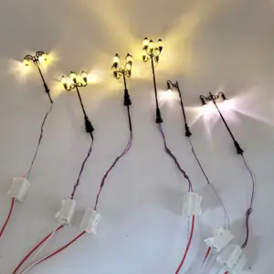 Vintage European-Style HO Street Lamps Set 13 S0e161058827a4c4f8f9eaa26405a7e2cX