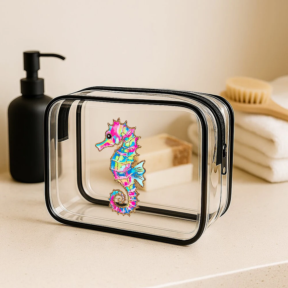 Vibrant Waterproof Seahorse Tote Bag for Women 3 Vibrant Waterproof Seahorse Tote Bag for Women - Image 3