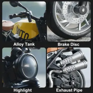 Realistic Miniature Motorcycle Collectible in Bright Colors 11 S0e28384c14e942159da480db969204edG
