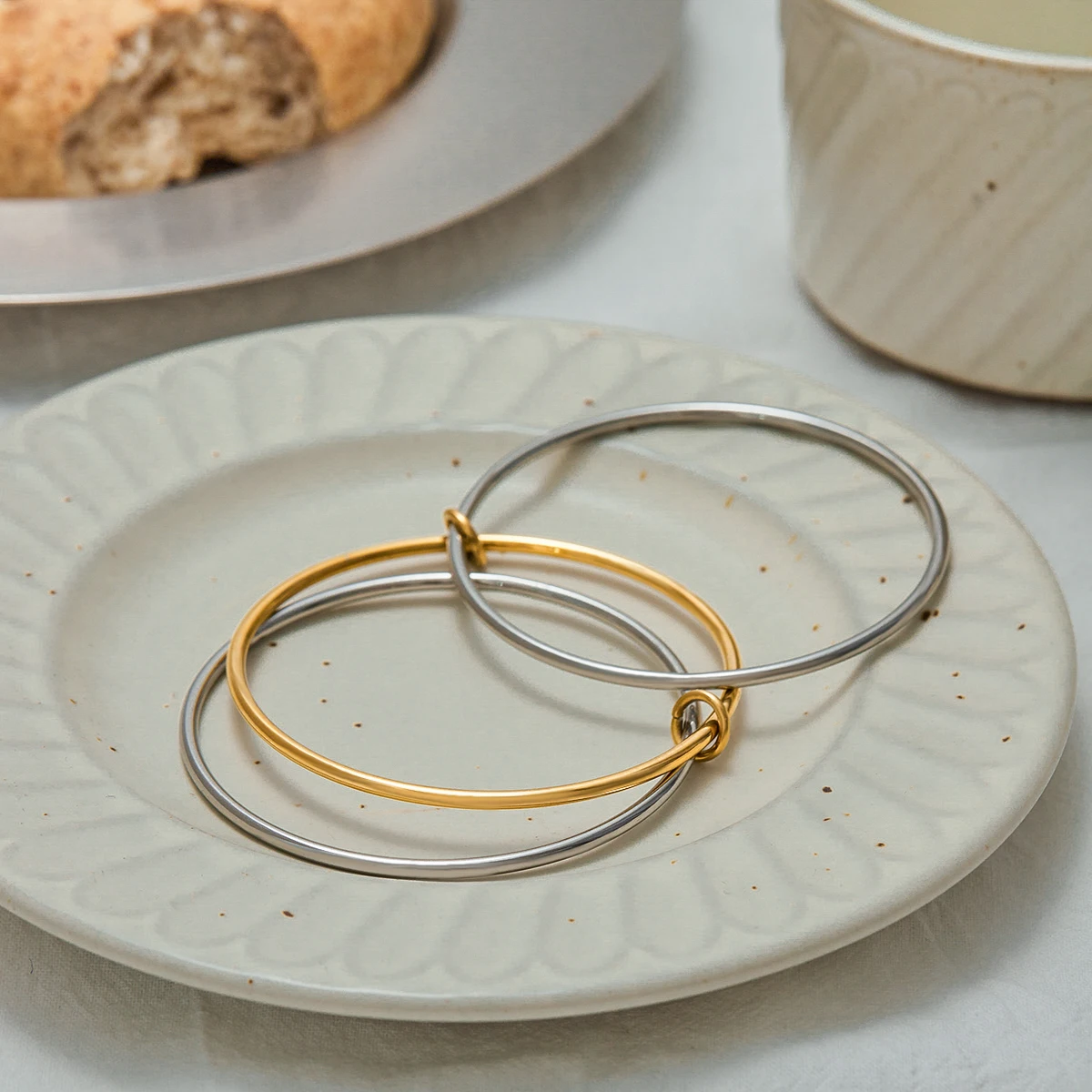 Stainless Steel Multi-Layer Jewelry Bracelet 6 Stainless Steel Multi-Layer Jewelry Bracelet - Image 6