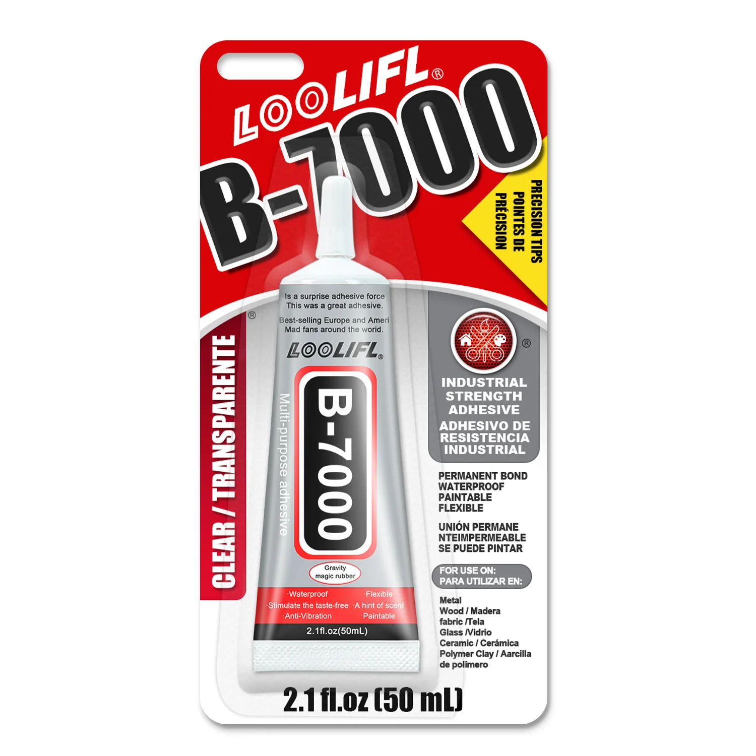 LOOLIFL B7000 Super Glue 50ml for Multi-Material Bonding 9 LOOLIFL B7000 Super Glue 50ml for Multi-Material Bonding - Image 9