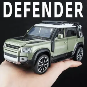 Land Rover Defender 110 1:32 Diecast Model with Light & Sound 10 S0e3ef8831f3a4577b57167b1755b355ei