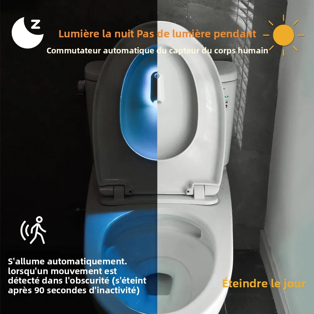 Waterdrop-Shaped Bathroom Night Light 3 Waterdrop-Shaped Bathroom Night Light - Image 3