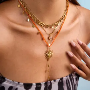 Ocean Vacation Stainless Steel Necklace for Women 10 S0e650b1227e442439567f46e1d313176B