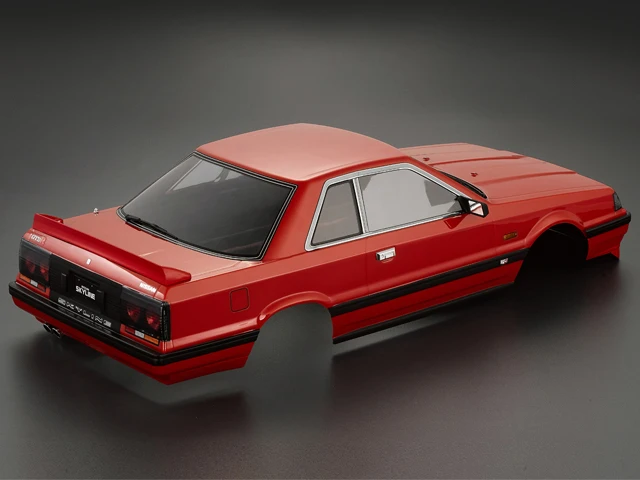 Nissan Skyline R31 1/10 RC Body in Red 2 Nissan Skyline R31 1/10 RC Body in Red - Image 2
