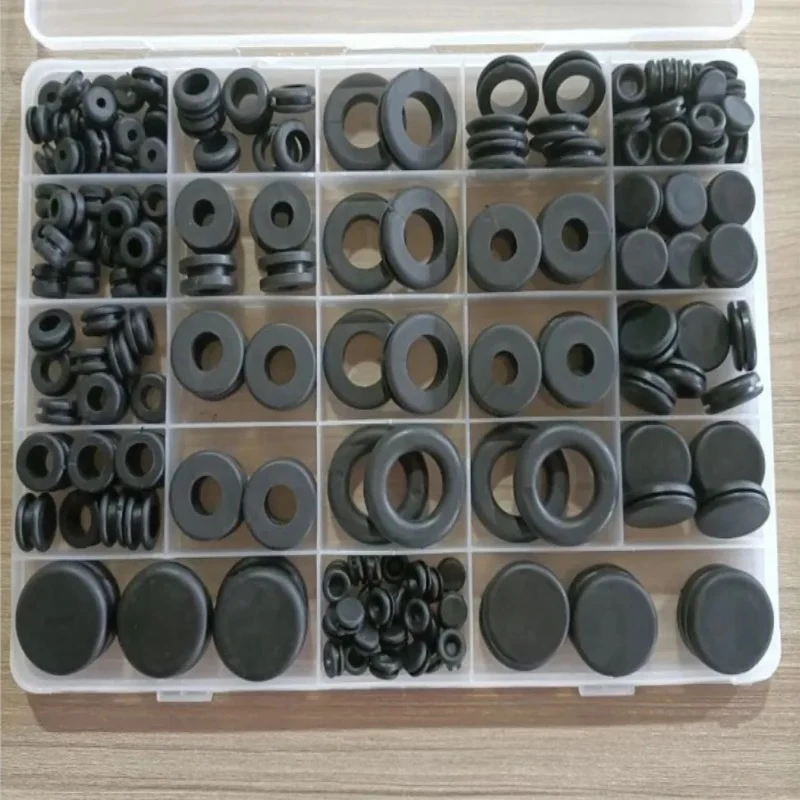 Assorted Rubber Grommet Set for Wires and Cables 6 Assorted Rubber Grommet Set for Wires and Cables - Image 6