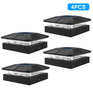 4-Inch Solar Post Cap Light for Fence and Deck 18 S0e6e8e2e96e445208e9afcde687cfb4d4